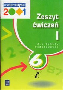 Bild von Matematyka 2001 6 Zeszyt ćwiczeń Część 1 szkoła podstawowa