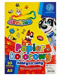 Bild von Zeszyt papierów kolorowych nabłyszczanych A5/10k