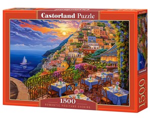 Bild von Puzzle 1500 Romantic Positano Evening