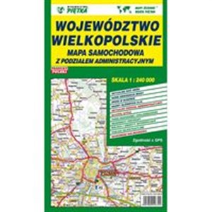 Obrazek Województwo Wielkopolskie Mapa samochodowa