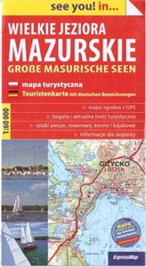 Bild von Wielkie Jeziora Mazurskie papierowa mapa turystyczna 1:60 000