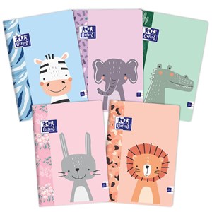 Bild von Paczka Zeszyt A5 32k 3-linia kolorowa Oxford kids pakiet 10 sztuk