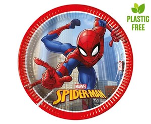 Bild von Talerzyki papierowe Spiderman 20cm 8szt