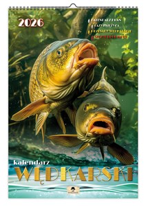 Obrazek Kalendarz 2026 ścienny Wędkarski A3 V6