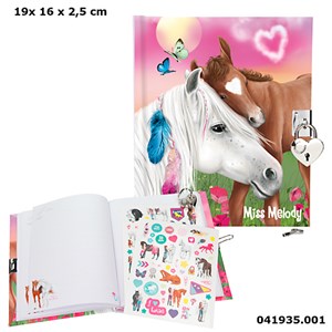 Bild von Pamiętnik z konikiem na kłódkę miss melody 1935a/1935. 001