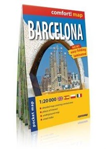 Bild von Barcelona (Barcelona); kieszonkowy laminowany plan miasta 1:20 000