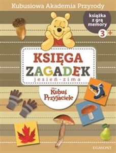 Obrazek Księga zagadek Jesień - zima Kubuś Puchatek