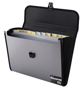 Bild von Teczka A4 12 przegródek szara D.RECT