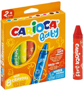 Bild von Kredki pastele olejne Baby Carioca 8 kolorów