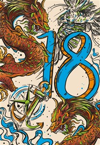 Obrazek Karnet A5 Neon 18 Chłopak