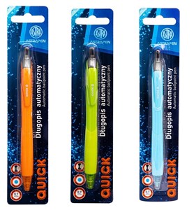 Bild von Długopis automatyczny Quick 0.7 mm Astra Pen, blister 1 szt.
