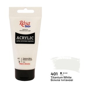 Bild von Farba akrylowa titanium white 401 75ml
