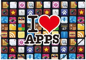 Obrazek Teczka A4 na gumkę z nadrukiem - Apps Teczka na gumkę - Apki