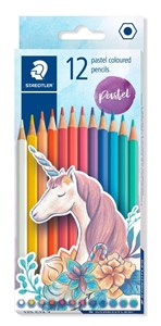 Obrazek Kredki sześciokątne Pastel 12 kolorów Staedtler