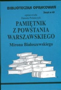 Bild von Biblioteczka Opracowań Pamiętnik z Powstania Warszawskiego Mirona Białoszewskiego Zeszyt nr 63
