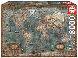 Obrazek Puzzle 8000 Mapa historyczna świata G3