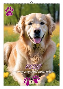 Bild von Kalendarz 2026 ścienny Pies przyjaciel człowieka A3 VD12