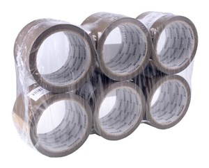 Bild von Taśma pakowa brązowa 72mm x 60y (6szt)