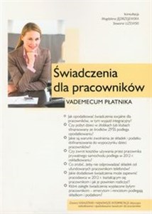 Obrazek Świadczenia dla pracowników 2012 vademecum płatnika