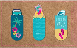 Obrazek Zakładki Magnetyczne Surfing 3szt