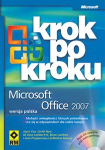 Obrazek Krok po kroku  Microsoft Office 2007 + CD Zdobądź umiejętności, których potrzebujesz