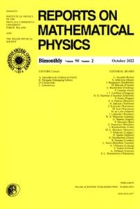 Obrazek Reports On Mathematical Physics 90/2 Eksport