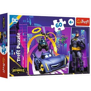 Obrazek Puzzle Batwheels Batman i jego pojazdy 60