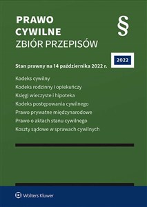 Bild von Kodeks cywilny. Kodeks rodzinny i opiekuńczy. Księgi wieczyste i hipoteka. Kodeks postępowania cywilnego. Prawo prywatne międzynarodowe. Prawo o aktac KC KRiO KWiH KPC PPM Prawo o aktach stanu cywilnego Koszty sądowe w sprawach cywilnych