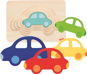 Bild von Puzzle warstwowe samochodzik