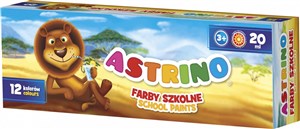 Obrazek Farby szkolne Astrino 12 kolorów 20ml ASTRA