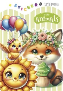 Obrazek Kolorowanka 135x190 z naklejkami Urocze zwierzaki