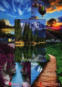 Obrazek Zeszyt A4 Top-2000 w kratkę 160 kartek Magic Place mix