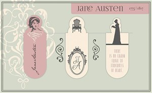 Obrazek Zakładki Magnetyczne Jane Austen 3 sztuki