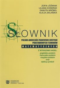 Bild von Słownik polsko - angielsko - francusko - rosyjski podstawowych terminów matematycznych