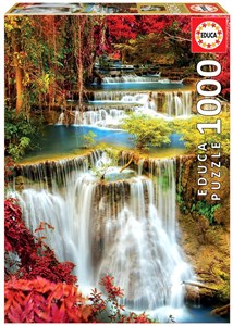 Obrazek Puzzle 1000 Leśny wodospad G3