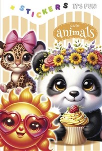 Bild von Kolorowanka 135x190 z naklejkami Urocze zwierzaki