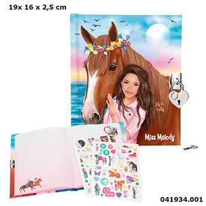 Bild von Pamiętnik z konikiem na kłódkę miss melody 1934a/1934. 001