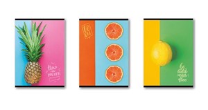 Obrazek Zeszyt A5/32K kratka Owoce (10szt) STRIGO