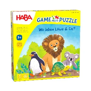 Obrazek GAME M. PUZZLE - WO LEBEN LÖWE & CO.?