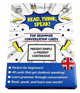 Obrazek Read Think Speak Present Simple/ContinuousCREATIVO