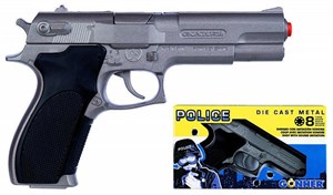 Bild von Metalowy pistolet policyjny 8 naboi