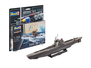 Bild von MODEL SET 1/350 /65154/ GERMAN SUBMARINE VIIC/41