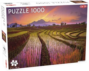 Bild von Puzzle Fields in Indonesia 1000