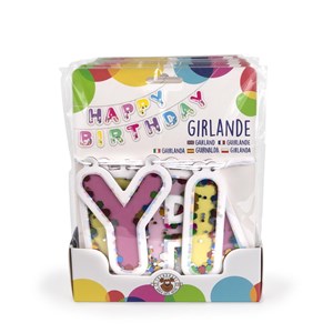 Bild von Girlanda z konfetti Happy Birthday