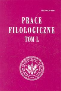 Bild von Prace filologiczne Tom L