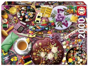 Obrazek Puzzle 2000 Stół do szycia 113426