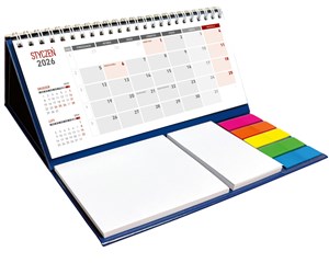 Bild von Kalendarz 2026 z notesem miesięczny klejony