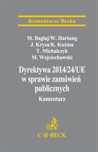 Obrazek Dyrektywa Parlamentu Europejskiego i Rady 2014/24/UE w sprawie zamówień publicznych Komentarz