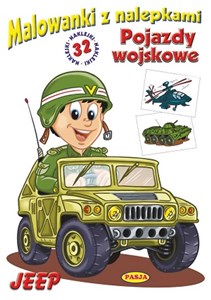 Bild von Malowanki z nalepkami - Pojazdy wojskowe Jeep