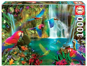 Bild von Puzzle 1000 Kolorowe papugi G3